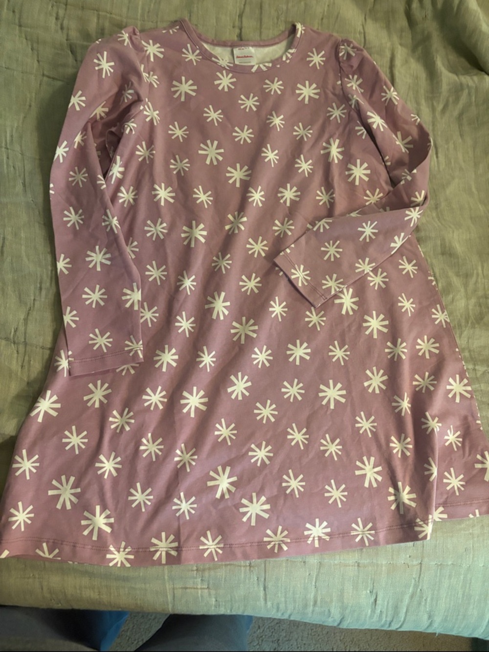 Hanna Andersson LavenderStarburst Print Dress, size 10